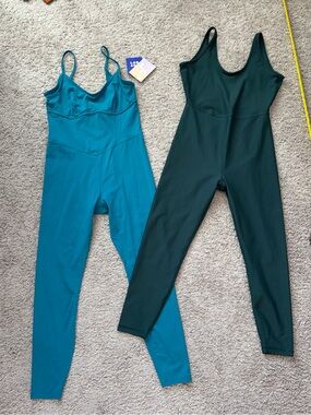 JoyLab Teal Active Tank Jumpsuit